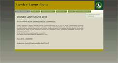 Desktop Screenshot of palkitut.vuodenluontokuva.fi